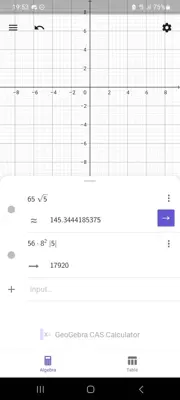 GeoGebra CAS Calculator android App screenshot 1